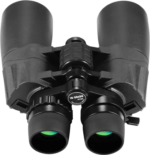 Prismáticos de 10-30X50 de Alta Potencia con Zoom para Adultos - Prismáticos Profesionales Militares HD con Prisma BAK4/Lente FMC/Vista