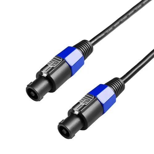 Miniatura 2 de 2 Unids 50 pies Speakon profesional a Speakon Cables Cable Altavoz Amplificador de Audio Cable 0.276 in con bloqueo giratorio