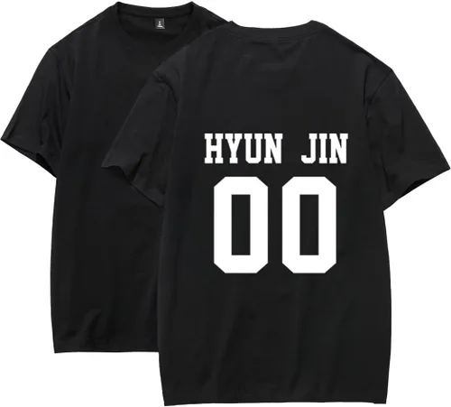 Miniatura 13 de JUNG KOOK SKZ Apoyo Camiseta Skz Merch Felix Bangchan Hyunjin Changbin Jeongin Jisung Leeknow Seungmin Camiseta Playera Tops Bangchan negro 97