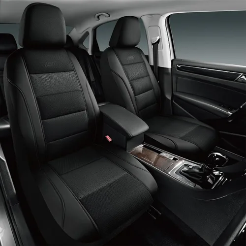 Miniatura 13 de Skechers Fundas de asiento de espuma viscoelástica y refrigeradas por aire, cuero premium con malla EVA, fundas de asiento de automóvil