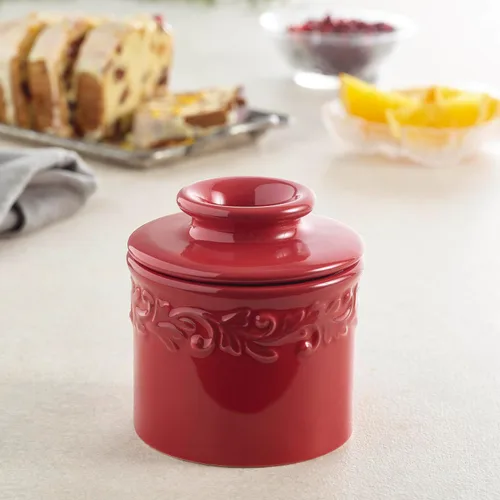 Miniatura 3 de Butter Bell - The Original Butter Bell Crock de L Tremain, un Recipiente de Mantequilla de Cerámica Francesa de Encimera para Mantequilla Untable