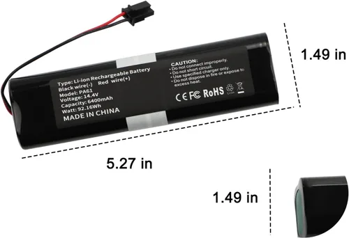 Miniatura 7 de Reemplazo de batería para Eufy RoboVac X8, X8 Pro Series RoboVac X8 T226X, RoboVac X8 Hybrid White, RoboVac X8 Pro SES Auto-Vacío Robot Aspirador