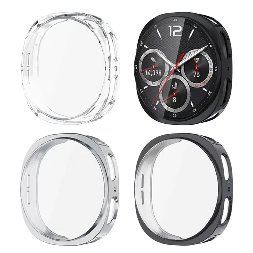 Miniatura 12 de (Paquete de 4) Funda Protectora de Pantalla Compatible para Samsung Galaxy Watch 6 de 40 mm (Versión 2023) Funda de Silicona Protectora Completa
