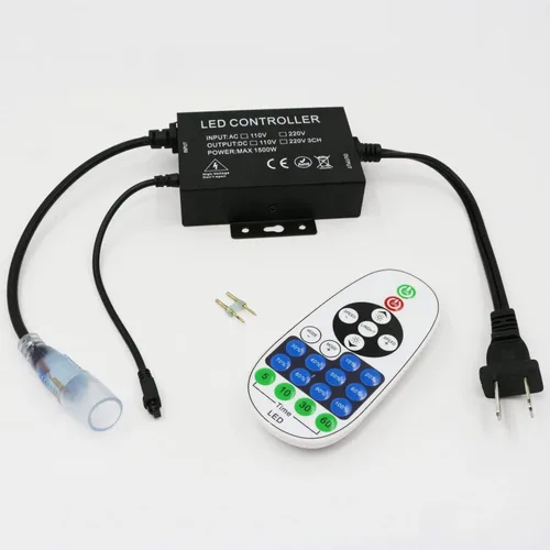 Miniatura 20 de [Actualización] Luz LED de neón de 360°, IEKOV™ CA 110-120 V, tira de luces LED de neón flexible de 360 grados, regulables e impermeables de neón +