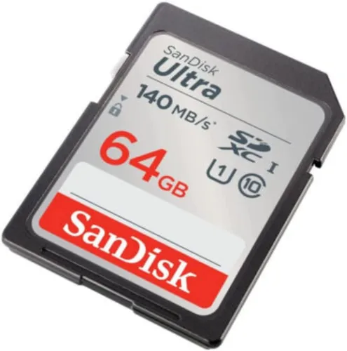 Miniatura 5 de SanDisk Tarjeta de memoria SDXC UHS-I Ultra Class 10 de 64 GB de 140 MB/s (paquete de 5) con lector de tarjetas de alta velocidad todo en uno