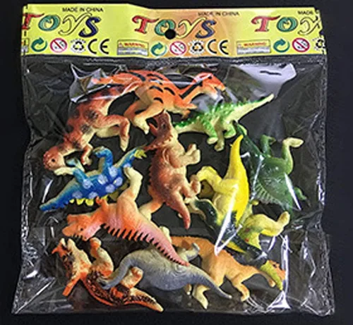 Miniatura 7 de HAPTIME Figuras de dinosaurio mini surtidas de plástico, pequeña figurita de dinosaurio, juguete pequeño de dino de 1.5 pulgadas - 3 pulgadas, ideal