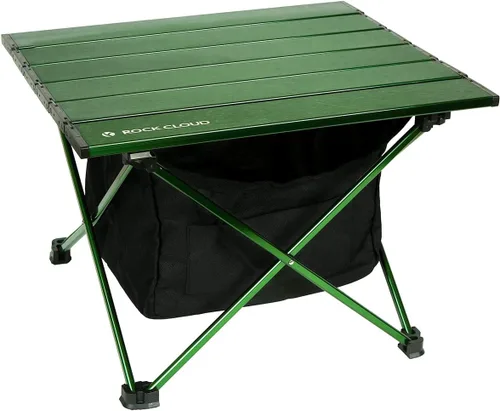 Miniatura 8 de ROCK CLOUD Mesa de campamento portátil de aluminio ultraligera, mesa de playa plegable para camping, senderismo, mochileros, picnic al aire libre