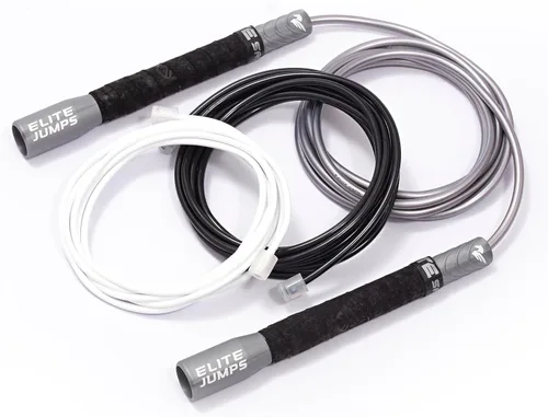 Elite Jumps The Freestyle Rope - Cuerdas de salto de PVC para fitness, cuerdas de salto para adultos de primera calidad para fitness, cuerda de