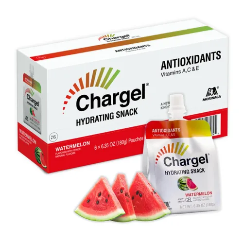 Miniatura 6 de Chargel Gel energético instantáneo sin cafeína, fresa, para correr, ciclismo, entrenamiento, senderismo esencial para mujeres y hombres, regalos