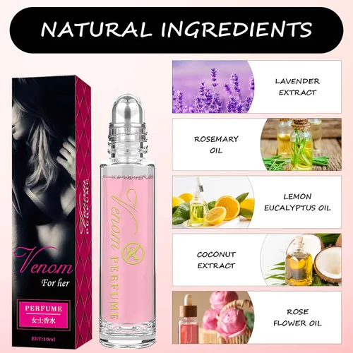 Miniatura 3 de Lunex Phero - Perfume de feromonas para mujer, fresco y portátil de larga duración (3 piezas)