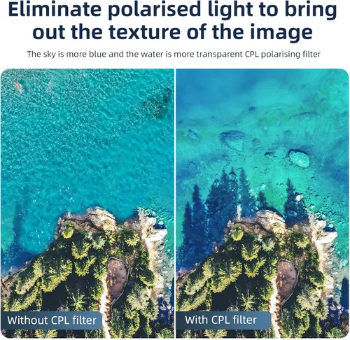 Miniatura 7 de Juego de filtros de lente de cámara para DJI Action 5 Pro Action 4 Action 3,4-Pack CPL ND32 ND16 ND8 Polarización de densidad neutra HD filtro