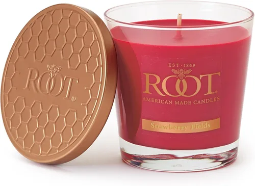 Miniatura 37 de Root Candles Velas perfumadas de cera de abeja Veriglass Premium, hechas a mano, mezcla de cera de abeja en panal, tamaño grande, vainilla francesa