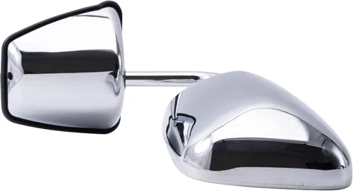 Miniatura 4 de Espejo retrovisor cromado manual para conductor y pasajero para Dodge Pickup Truck SUV 55074999 55074998