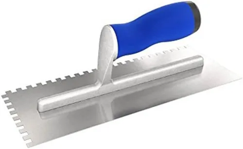 Miniatura 8 de Bon 14-309 Paleta con muescas 1/4" cuadrada 11" x 4 1/2" mango de agarre cómodo