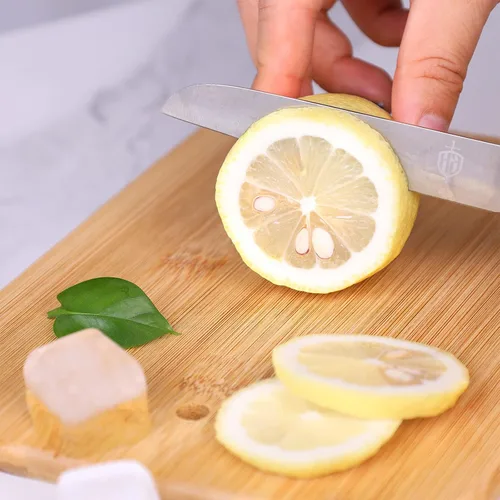 Miniatura 3 de Juego de tablas de cortar de bambú para cocina,Tablas de cortar pequeñas con soporte,Tablas de servir para sándwich queso comida desayuno
