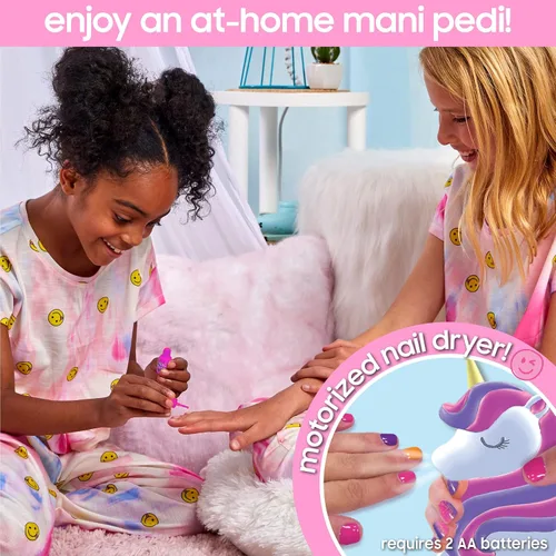 Miniatura 2 de Just My Style Arte de uñas de unicornio arcoíris, juego de esmalte de uñas para niños, kit de uñas de unicornio, gran actividad para fiesta