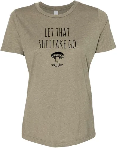 Miniatura 13 de Cute Women's Screen Printed Crew Neck Tee, Shirts With Sayings, Dusty Blue or Olive