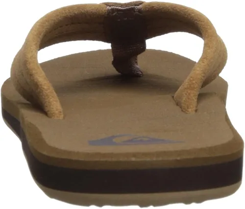Miniatura 3 de Quiksilver Unisex-Child Carver Suede Fixed Strap Kids Flip Flop Youth Sandal