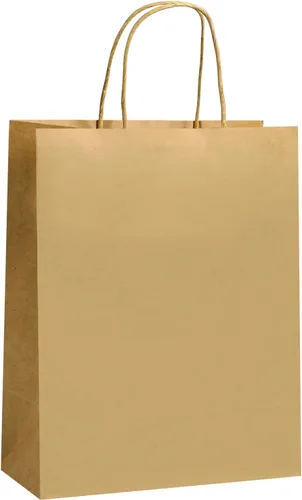 Miniatura 11 de REMTAP Bolsas de papel de regalo de 5.9 x 3.2 x 8.2 pulgadas, 50 bolsas de papel kraft con asas, bolsas de regalo a granel para bodas, fiestas