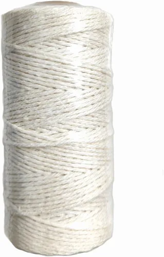 Miniatura 14 de Cuerda de algodón de macramé de 0.197 in x 164 pies para manualidades, joyería, decoración del hogar, envoltura de regalos