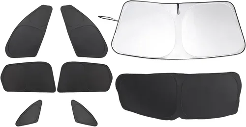 Miniatura 60 de TINGLU Parasoles para Ventanas para Mazda 3 2019-2026 Accesorios Coche Ventanas Laterales Completas Parabrisas Triangular Trasero Protector Solar