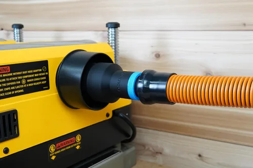 Miniatura 10 de Adaptador de manguera de 2 1/2 pulgadas compatible con cepilladora Dewalt DW735 y DW735x - ¡Hecho en EE. UU!