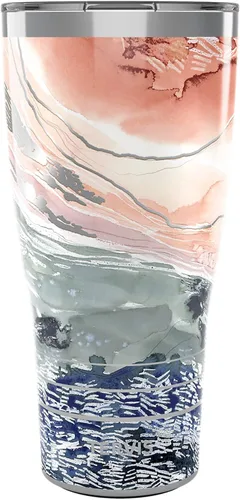 Tervis Traveler - Vaso aislado de triple pared Kelly Ventura Drift de viaje mantiene las bebidas frías y calientes, 30 onzas, acero inoxidable