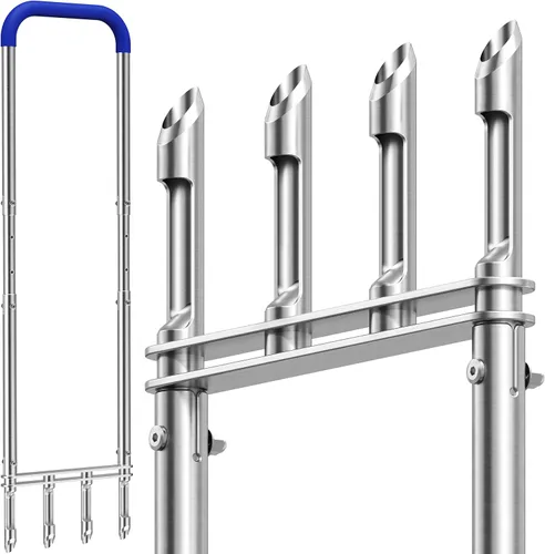 Herramienta aireadora manual para césped – Aireador de núcleo de acero inoxidable SUS304 ajustable para césped, herramienta de aireación de patio