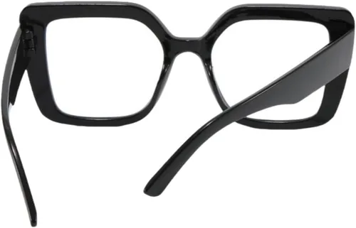 Miniatura 3 de Shiratori Gafas para Bloqueo de Luz Azul con Marco Rectangular y Estilo Elegante Preppy para Mujeres, Lentes para Computadora