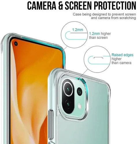 Miniatura 3 de Funda transparente para Blackview A53 / Blackview A53 Pro + funda protectora negra para teléfono + 2 protectores de pantalla de vidrio templado