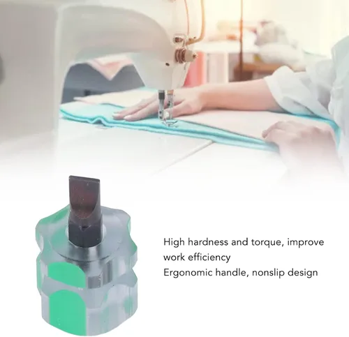 Miniatura 3 de Hztyyier 7 destornilladores de cabeza plana, juego de mini destornilladores para máquina de coser con mango ergonómico antideslizante para uso