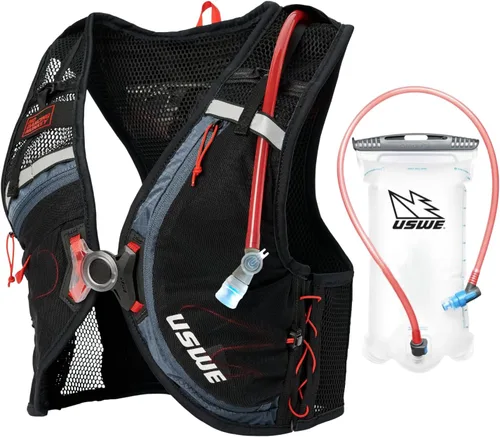 Miniatura 9 de USWE Rush - Chaleco de hidratación para bicicleta, 8 L, correas ajustables para el pecho, chaleco de hidratación para correr, vejiga de hidratación