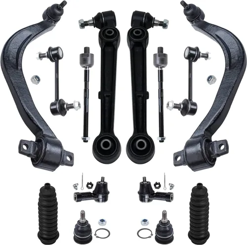 Miniatura 108 de Detroit Axle - Kit de suspensión frontal de 16 piezas para RWD Chrysler 300 Dodge Charger Challenger Magnum 6 brazos de control con rótulas 2