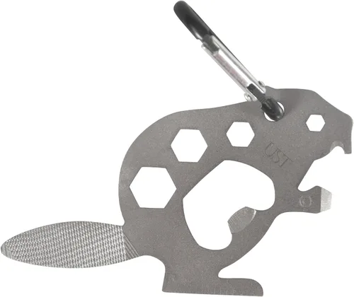 Miniatura 15 de UST Tool-a-Long - Mosquetones multiherramienta con construcción duradera y compacta de acero inoxidable para senderismo, kayak, campamento, viajes