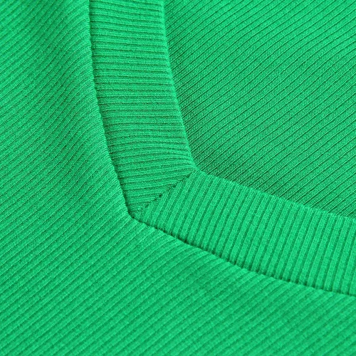 Miniatura 3 de PALINDA Camisetas ajustadas con cuello en V y acanaladas para mujer, básicas, de manga larga, lisas, para usar en capas