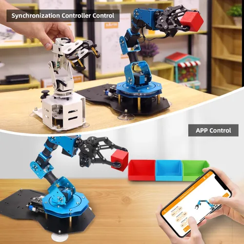 Miniatura 3 de Hiwonder xArm ESP32 - Robot robótico de código abierto compatible con programación MicroPython con sensores para kit de desarrollo secundario