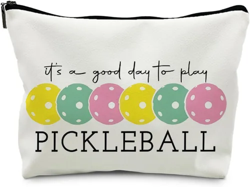 Miniatura 17 de Regalos de Pickleball para Mujeres RYYCDOI, Bolsa de Maquillaje de Pickleball Estuche Cosmético, Accesorios de Pickleball para Mujeres