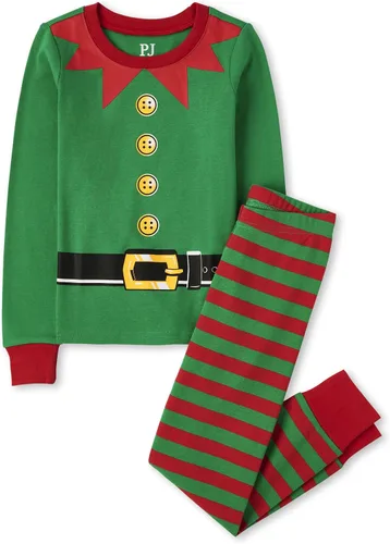The Children's Place AdultUnisex-Baby and Kids, Sibling Matching, Christmas Pajama Sets, Cotton