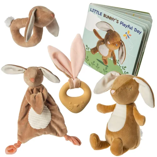 Miniatura 4 de Mary Meyer Leika Lovey - Juguete suave, 10 pulgadas, conejito