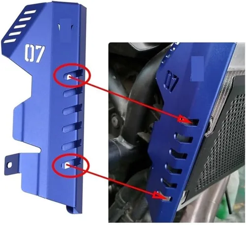 Miniatura 2 de Radiador Rejilla Guardia para Ya&maha MT07 MT-07 FZ07 FZ-07 2013 2014 2015 2016 2017 Accesorios de la motocicleta lado Radiador Rejilla Protector