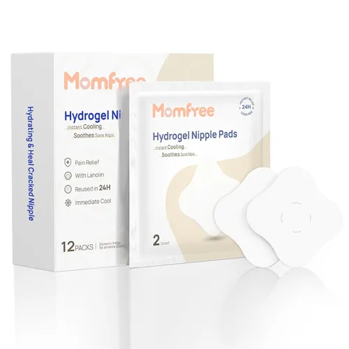 Almohadillas de Gel Calmante de Hidrogel para Lactancia: Almohadillas para el Pecho Reutilizables para Alivio Instantáneo del Dolor | Proporciona