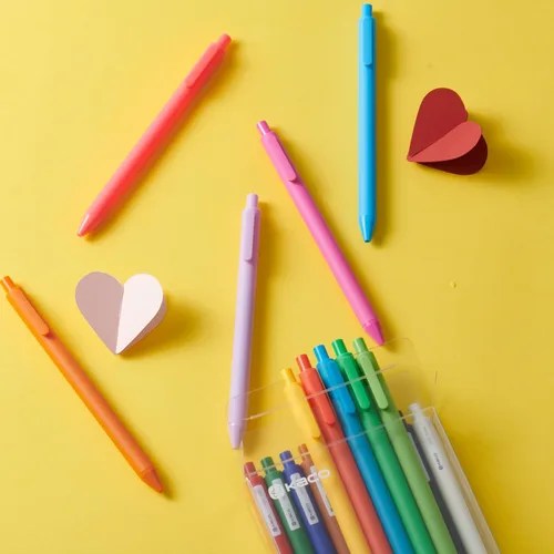 Miniatura 3 de Kaco PURE - Bolígrafos de gel de colores surtidos, 20 piezas, 0.7 mm, punta media, bonitos artículos de papelería estéticos para tomar notas y hacer