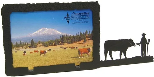 Miniatura 26 de Innovative Fabricators, Inc. American Steel Farm & Ranch - Marco de fotos, tractor de tracción en las cuatro ruedas, paisaje de 5 x 7, fabricado