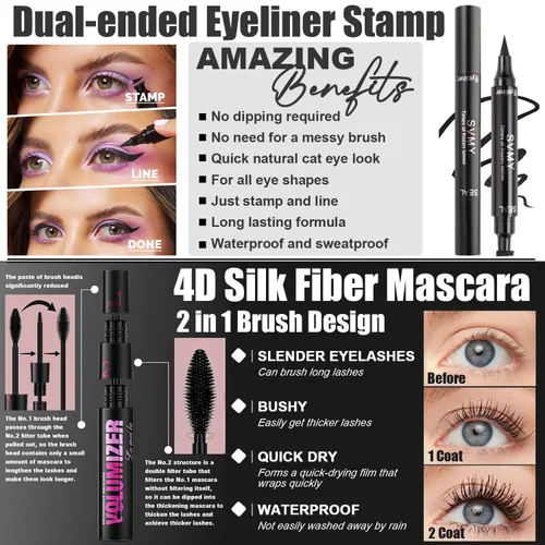 Miniatura 5 de Kit de Maquillaje Todo en Uno para Mujeres Kit Completo, Set de Regalo de Maquillaje de Viaje para Mujeres, Adolescentes y Niñas, Incluye Sombra