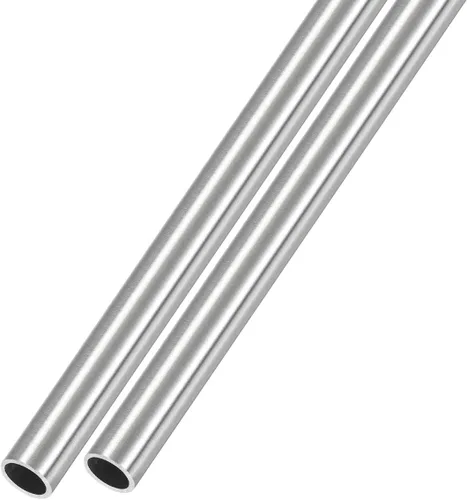 Miniatura 10 de METALLIXITY Tubo de acero inoxidable 304 (0.126 in de diámetro x 0.017 in de pared T x 11.811 in de largo), 2 piezas, tubo recto - para muebles