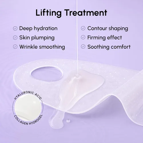 Miniatura 5 de Máscara de elevación V Line de MAREE con ácido hialurónico – Máscara facial profunda de colágeno para mujeres – Máscaras faciales moldeadoras