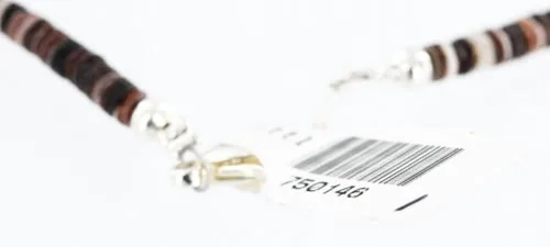 Miniatura 7 de $200Tag Certificado de 2 hebras de plata Navajo Turquesa Nativo Collar 371068530011 Hecho por Loma Siiva, Metal Piedra, turquesa estabilizada
