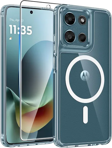 Miniatura 261 de FNTCASE - Funda para iPhone 16 Pro: magnética, mate, translúcida, de grado militar, protectora contra caídas, resistente, fina, duradera y a prueba