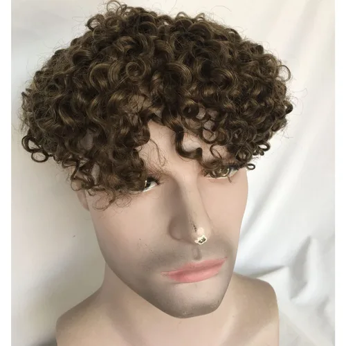 Miniatura 2 de Voloria Toupee - Sistema de reemplazo de cabello humano europeo para hombres, extensiones suaves y finas, súper completo, encaje suizo, 10 x 8 #4