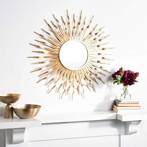 Miniatura 2 de Safavieh Inicio Naya Espejo decorativo decorativo Sunburst de 36 pulgadas de Naya